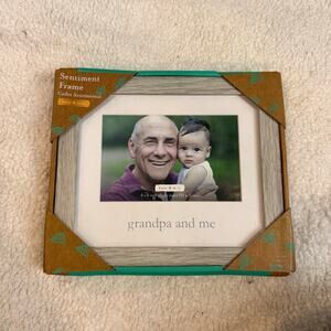 Kate & Milo Grandpa and Me Sentiment Picture Photo Frame 4x6 Insert 10x15cm